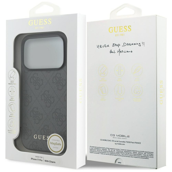 Etui GUESS 4G Charms Collection Hardcase do iPhone 17 Pro