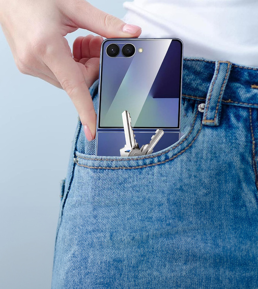 2x Szkło Hartowane ERBORD 3D do Samsung Galaxy Z Flip7 5G – ochrona zewnętrznego ekranu