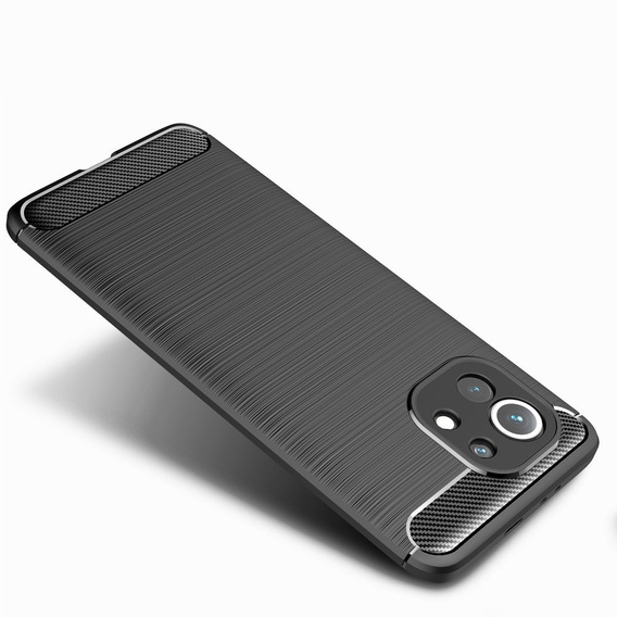 Etui do Xiaomi Mi 11, Karbon, czarne