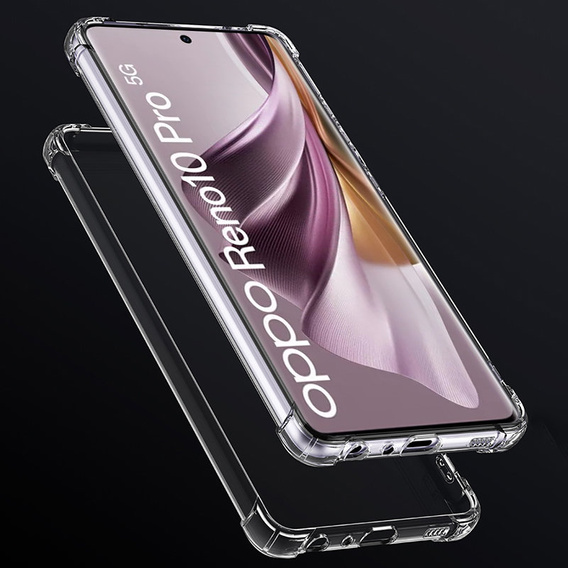 Etui do Oppo Reno 10 / 10 Pro, Dropproof, Przezroczyste