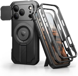 Etui Dexnor pancerne z podstawką i przesłoną aparatu, do MagSafe do iPhone 17 Pro Max