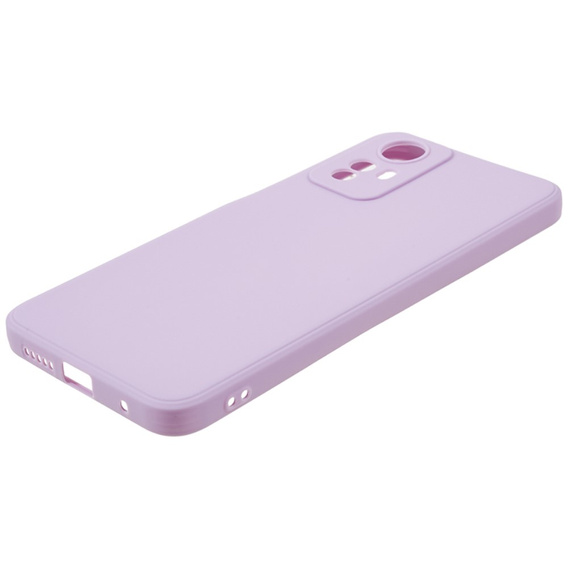 Etui do Xiaomi Redmi Note 12S, Silicone Lite, fioletowe