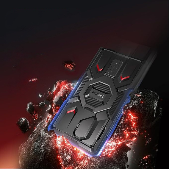 Etui Tongate MECH MagSafe Series czarne do Samsung Galaxy S24 Ultra