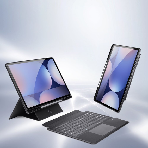Etui z klawiaturą do Samsung Galaxy Tab S8 Ultra / S9 Ultra / S10 Ultra, Dux Ducis DK Series, czarne