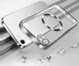 Etui do iPhone 7/8/SE 2020/SE 2022, Electro MagSafe, srebrne + Szkło na ekran