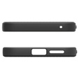Etui Spigen do Google Pixel 9A, Liquid Air, czarne + Szkło Hartowane 9H