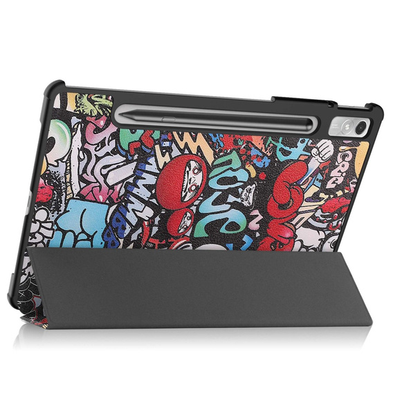 Etui do Lenovo Tab P11 Pro Gen 2 TB132FU TB132XU 11.2", Trójdzielne z miejscem na rysik, Graffiti