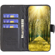 Etui z klapką do Samsung Galaxy A05s, Wallet, BINFEN COLOR, czarne