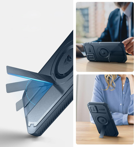Etui Dexnor MagSafe z osłoną aparatu do iPhone 16 Plus