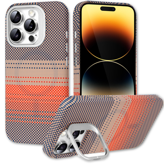 Etui do iPhone 14 Pro Max, Frame Kickstand, do MagSafe, Sunset Grey