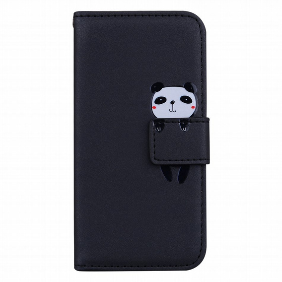 Etui Wallet do Samsung Galaxy A52 / A52S, Panda, Black