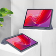 Pokrowiec z miejscem na rysik do Lenovo Tab M11 – przezroczysty tył, fioletowa klapka