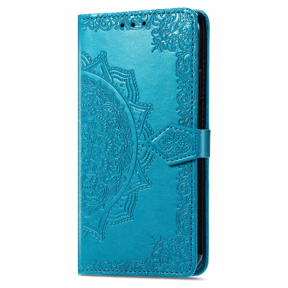 Etui z klapką do TCL 20 SE, Mandala, niebieskie