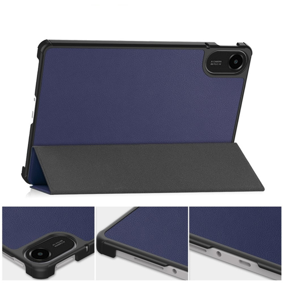 Etui z klapką i podstawką do Xiaomi Redmi Pad 2 – granatowe