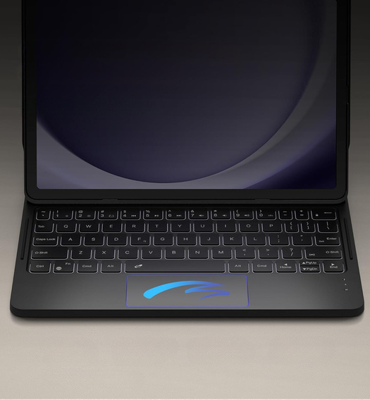 Etui magnetyczne Dexnor z klawiaturą i touchpadem do Samsung Galaxy Tab A9+