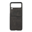Etui Cowhide Grain do Samsung Galaxy Z Flip 3, Black