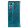 Etui do Motorola Edge 40 Neo, Wallet Litchi Leather, zielone