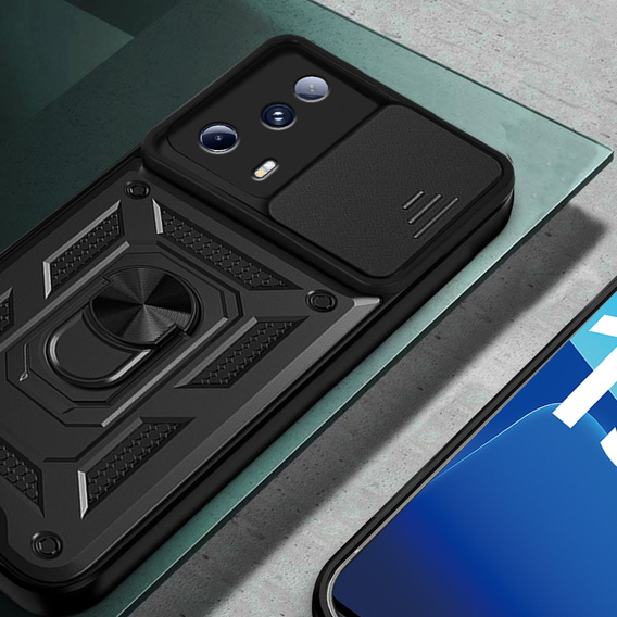 Etui pancerne do Xiaomi 13 Lite, CamShield Slide, czarne