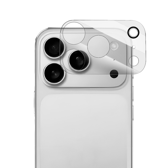 2x Szkło hartowane na wyspę aparatów ERBORD do iPhone 17 Pro Max