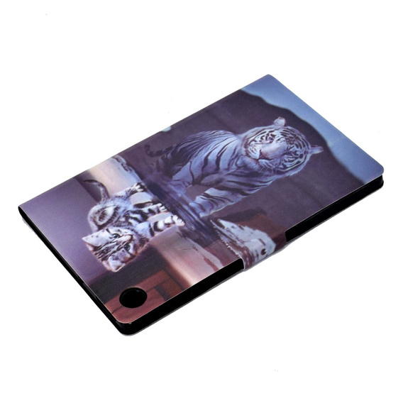 Etui do Samsung Galaxy Tab A9+ X210 / X215 / X216B, cat and tiger