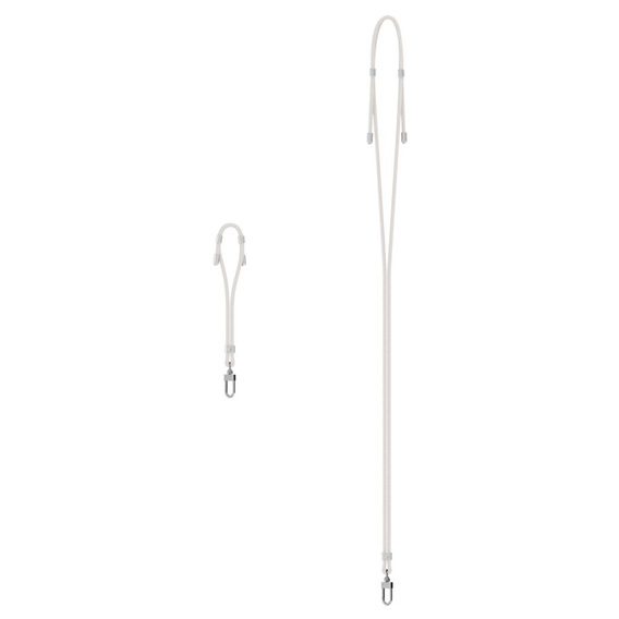 Smycz do telefonu Spigen Crossbody Strap + Wrist Strap + ConTag,  biała
