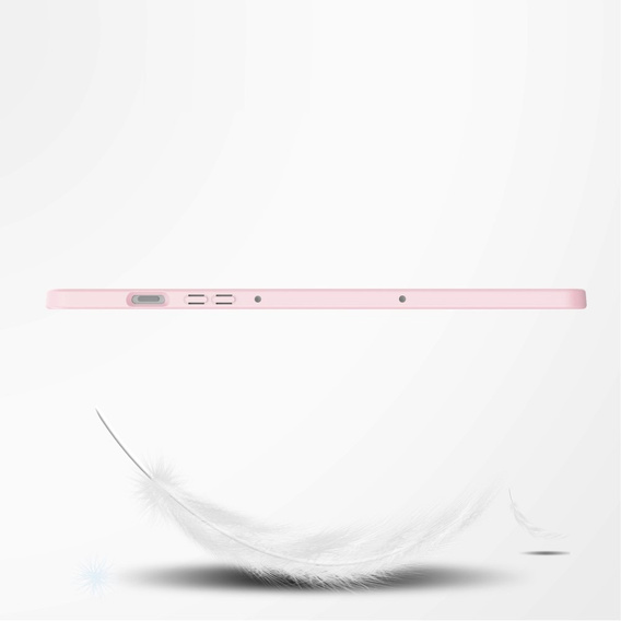 Etui do Samsung Galaxy Tab S10 FE+ Plus, Smartcase Hybrid, z miejscem na rysik, różowe