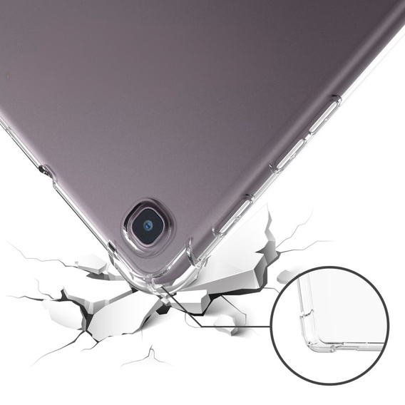 Etui do Samsung Galaxy Tab A7 Lite, Silikonowe, przezroczyste