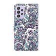 Etui Wallet do Samsung Galaxy A52 / A52s, Swirl Flower