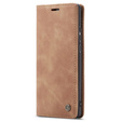Etui CASEME do Huawei P30 Pro, Leather Wallet Case, brązowe
