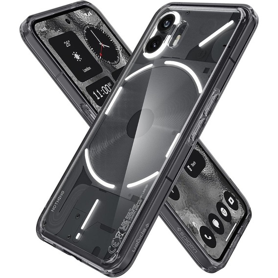 Etui Spigen do Nothing Phone 2, Ultra Hybrid, Space Crystal, Szare