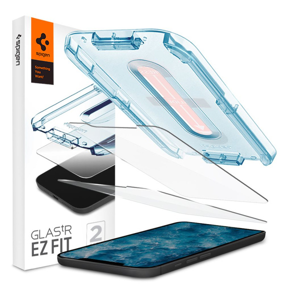 SPIGEN Szkło Hartowane do iPhone 12 Pro Max - Glas.TR EZ Fit (2 sztuki)