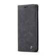 Etui CASEME do Samsung Galaxy M21, Leather Wallet Case, czarne