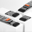 Pasek Nylonowy ERBORD Runner Quickfit do Garmin Fenix 5/6/6 PRO/7 Forerunner 965/955/945, Szary
