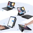 Etui z klawiaturą do iPad Air 10.9" 2022/2020 (5/4 gen.) / Pro 11" 2022/2021/2020/2018 (4/3/2/1 gen.), Dux Ducis DK series, czarne