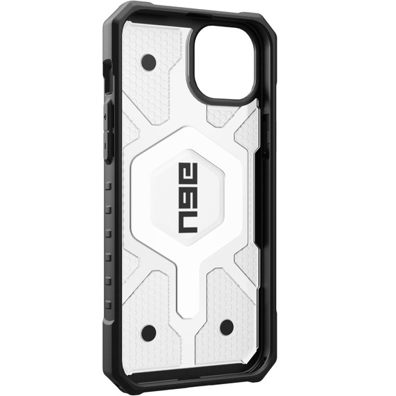 Etui Urban Armor Gear do iPhone 15 Plus, Pathfinder MagSafe, przezroczyste / czarne
