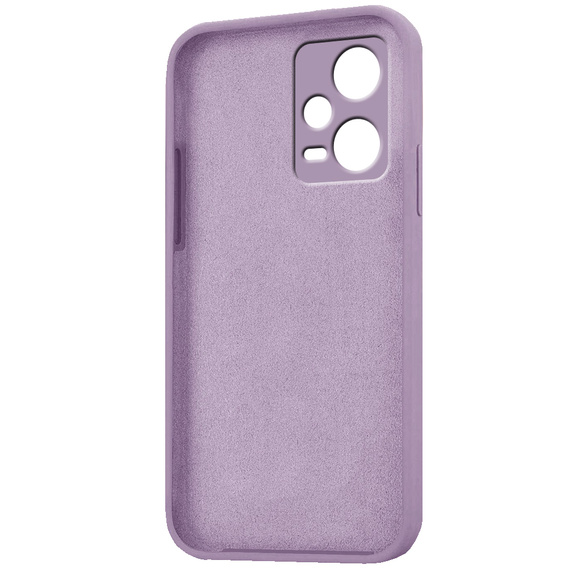 Etui do Xiaomi Redmi Note 12 Pro+ 5G, Silicone Lite, fioletowe
