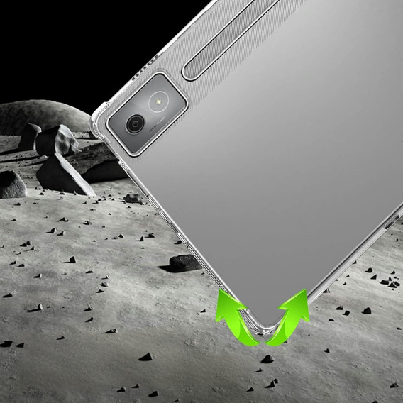 Etui do Lenovo Idea Tab Pro 12.7", Silikonowe, przezroczyste