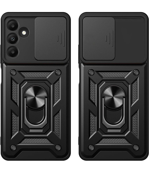 Etui pancerne do Samsung Galaxy M15 5G, CamShield Slide, czarne