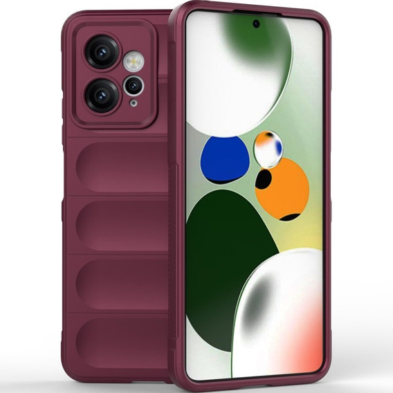 Etui do Xiaomi Redmi Note 12 4G, Gaming Shockproof, bordowe