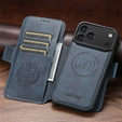 Etui z klapką 2w1 do iPhone 17 Pro Max, SUTENI, do MagSafe, niebieskie