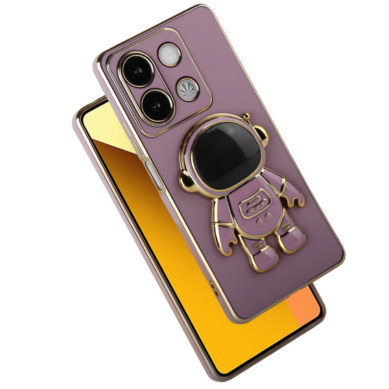 Etui do Xiaomi Redmi Note 13 5G, Astronaut, fioletowe + Szkło Hartowane 9H