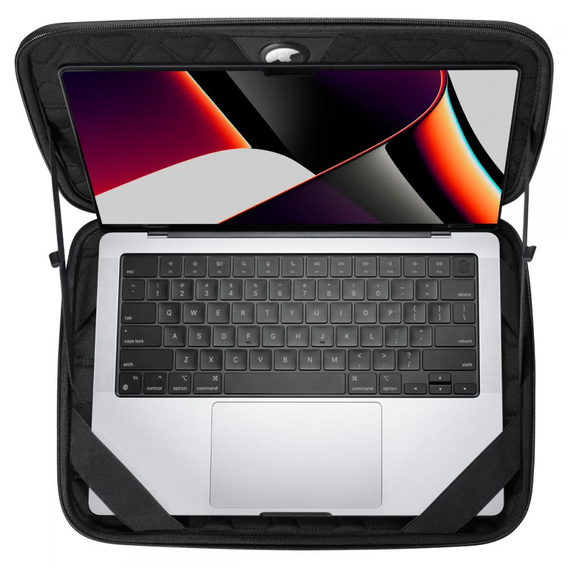 Spigen Etui na Laptop 13", Rugged Armor Pouch, Black