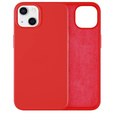 Etui do iPhone 13 Mini, Silicone Lite, czerwone