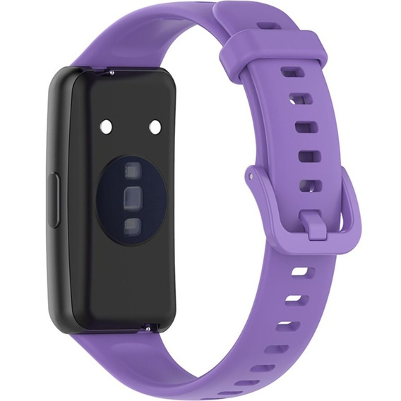 Pasek Silikonowy do Huawei Band 7, Fioletowy