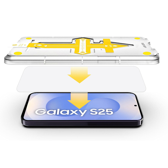 2x Szkło Hartowane do Samsung Galaxy S24 / S25, ERBORD Easy App 9H Screen Protector