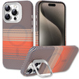 Etui do iPhone 15 Pro, Frame Kickstand, do MagSafe, Sunset Grey