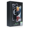 Etui R-JUST do iPhone 13 Pro, pancerne, do MagSafe, czarne