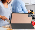 Etui do Lenovo Idea Tab 11" 2025 TB336FU TB336ZU, podstawka, Smartcase z miejscem na rysik, różowe rose gold