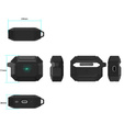Pancerne etui na słuchawki z karabińczykiem do Apple AirPods Pro 3