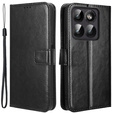 Etui z klapką Crazy Horse Wallet do Motorola Edge 60 Pro – eleganckie i ochronne, czarne